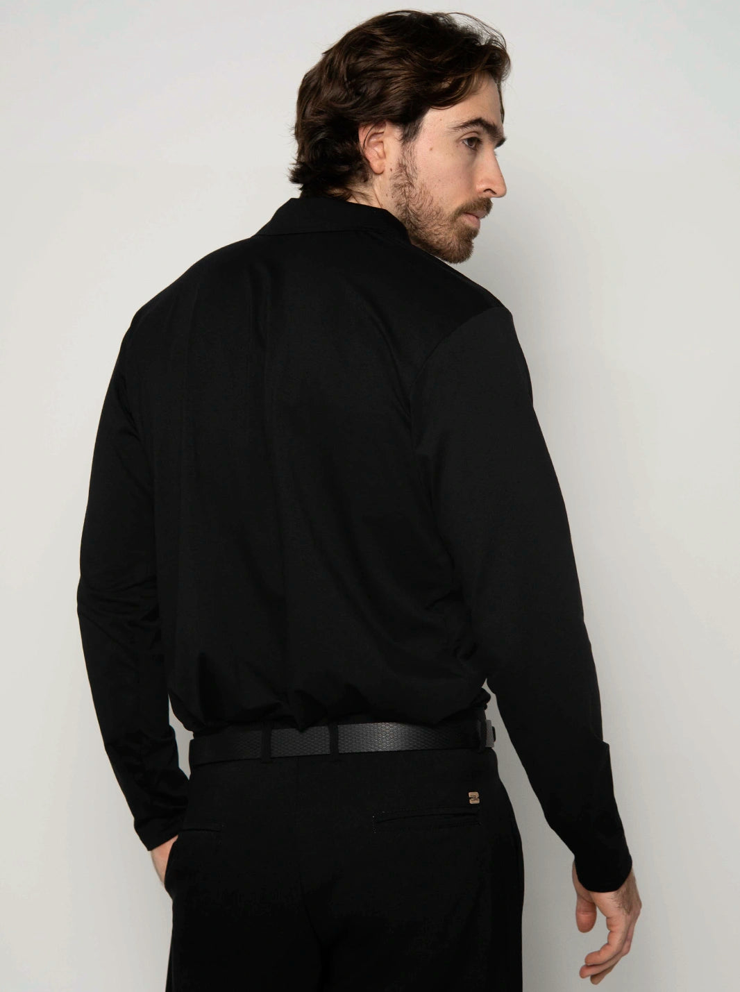 BUZO PREMIUM MANGA LARGA CON CUELLO | HOMBRE - CEDRO