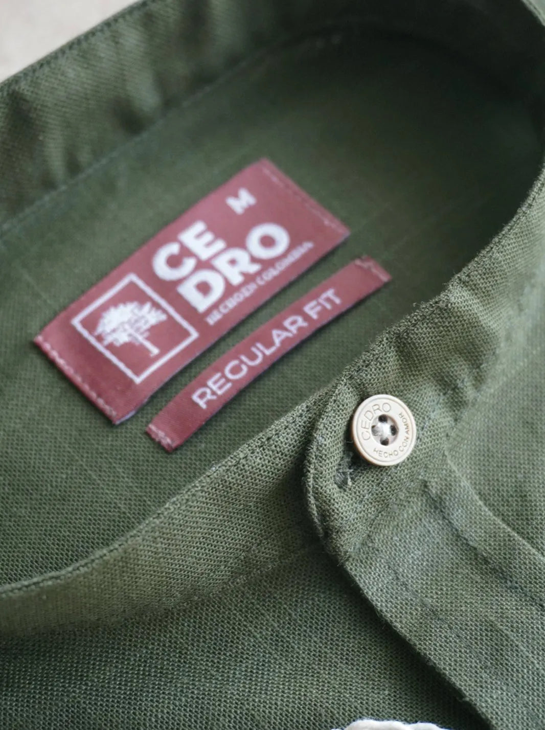CAMISA BOHEMIA LINO ALGODÓN - CEDRO