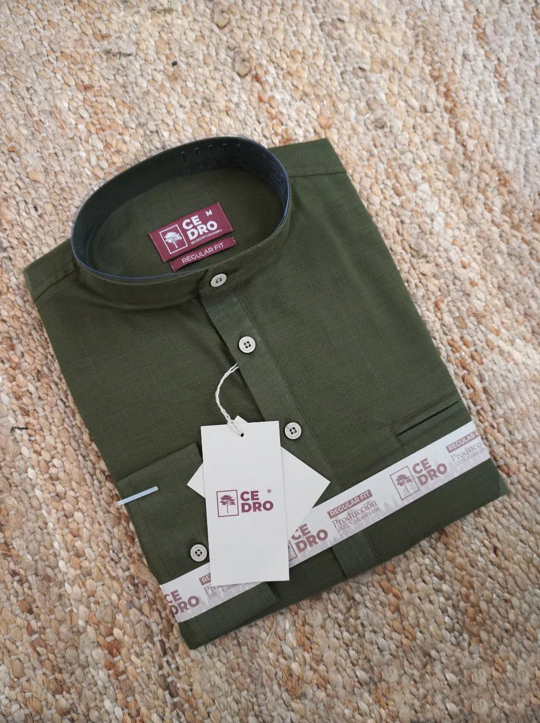 CAMISA BOHEMIA LINO ALGODÓN - CEDRO