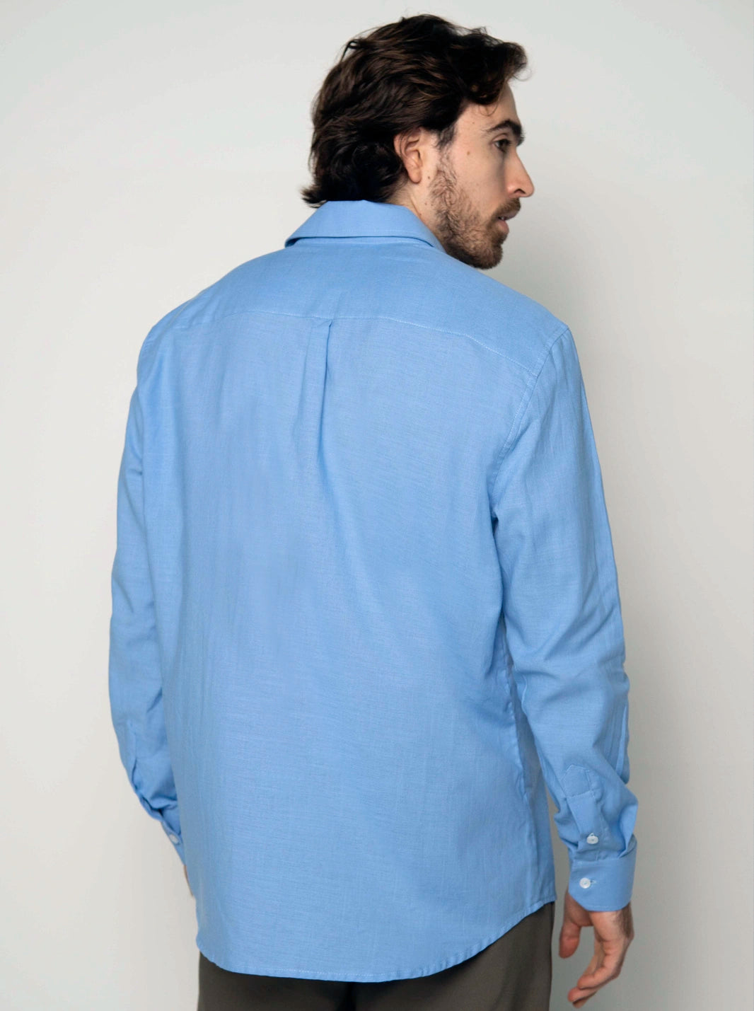 CAMISA ARMONÍA BORDADA LINO ALGODÓN | HOMBRE