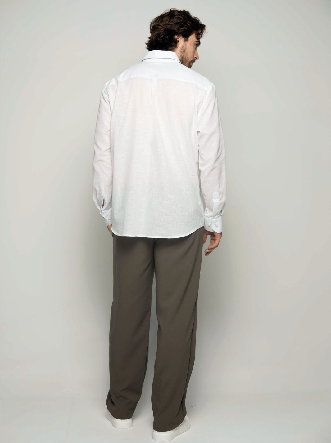 CAMISA ARMONÍA BORDADA LINO ALGODÓN | HOMBRE