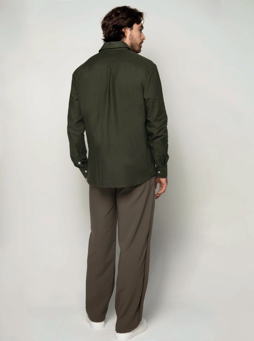 CAMISA ARMONÍA BORDADA LINO ALGODÓN | HOMBRE