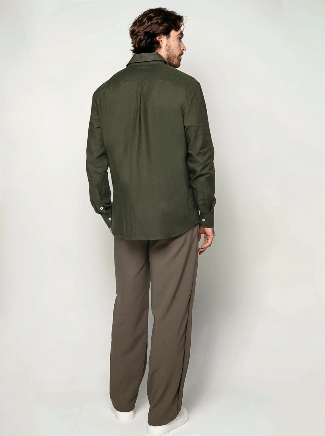 CAMISA ARMONÍA BORDADA LINO ALGODÓN | HOMBRE