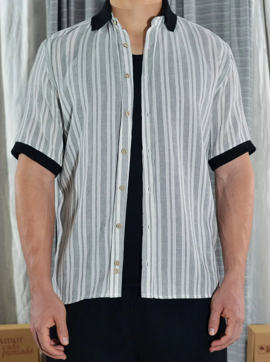 CAMISA HERENCIA TEJIDA - CEDRO