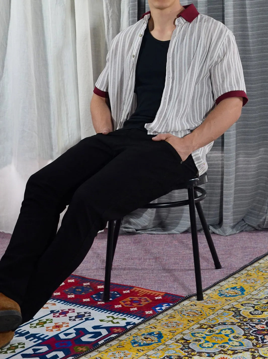 CAMISA HERENCIA TEJIDA - CEDRO
