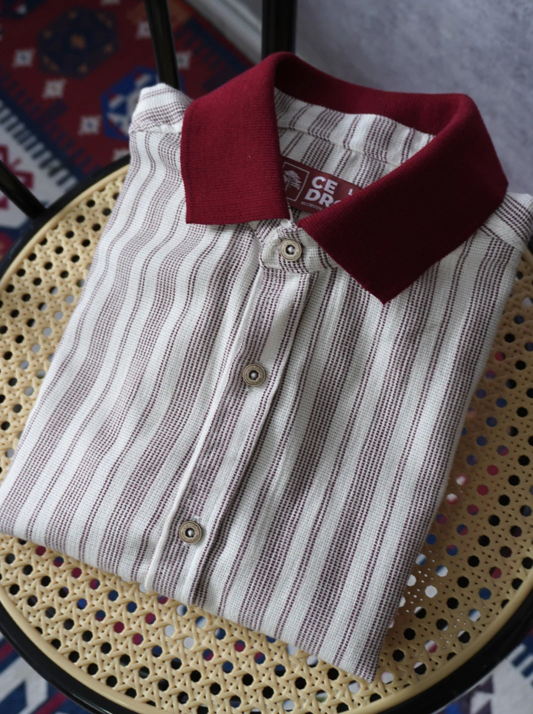 CAMISA HERENCIA TEJIDA - CEDRO