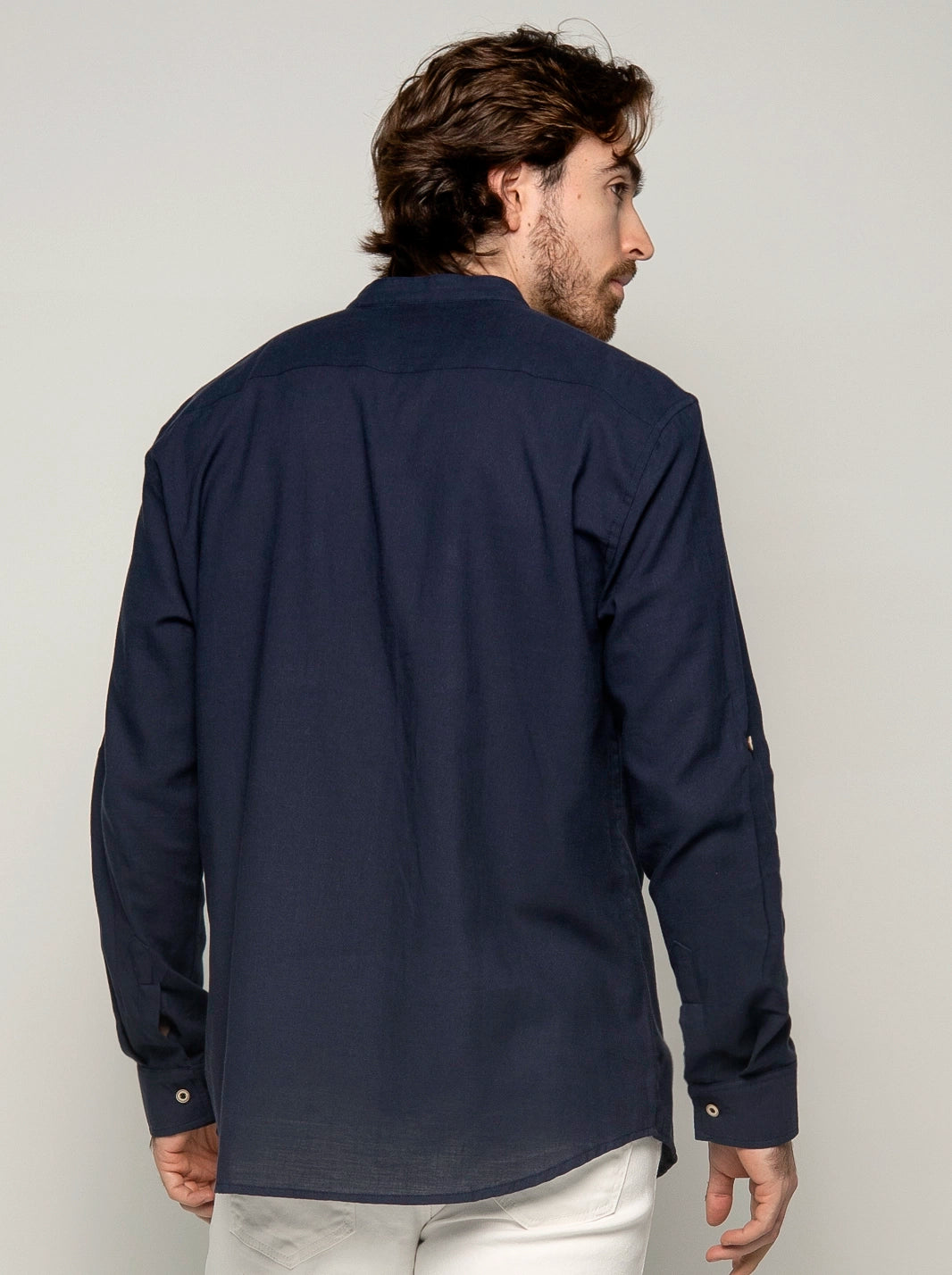 CAMISA MEMORIA LINO ALGODÓN - CEDRO