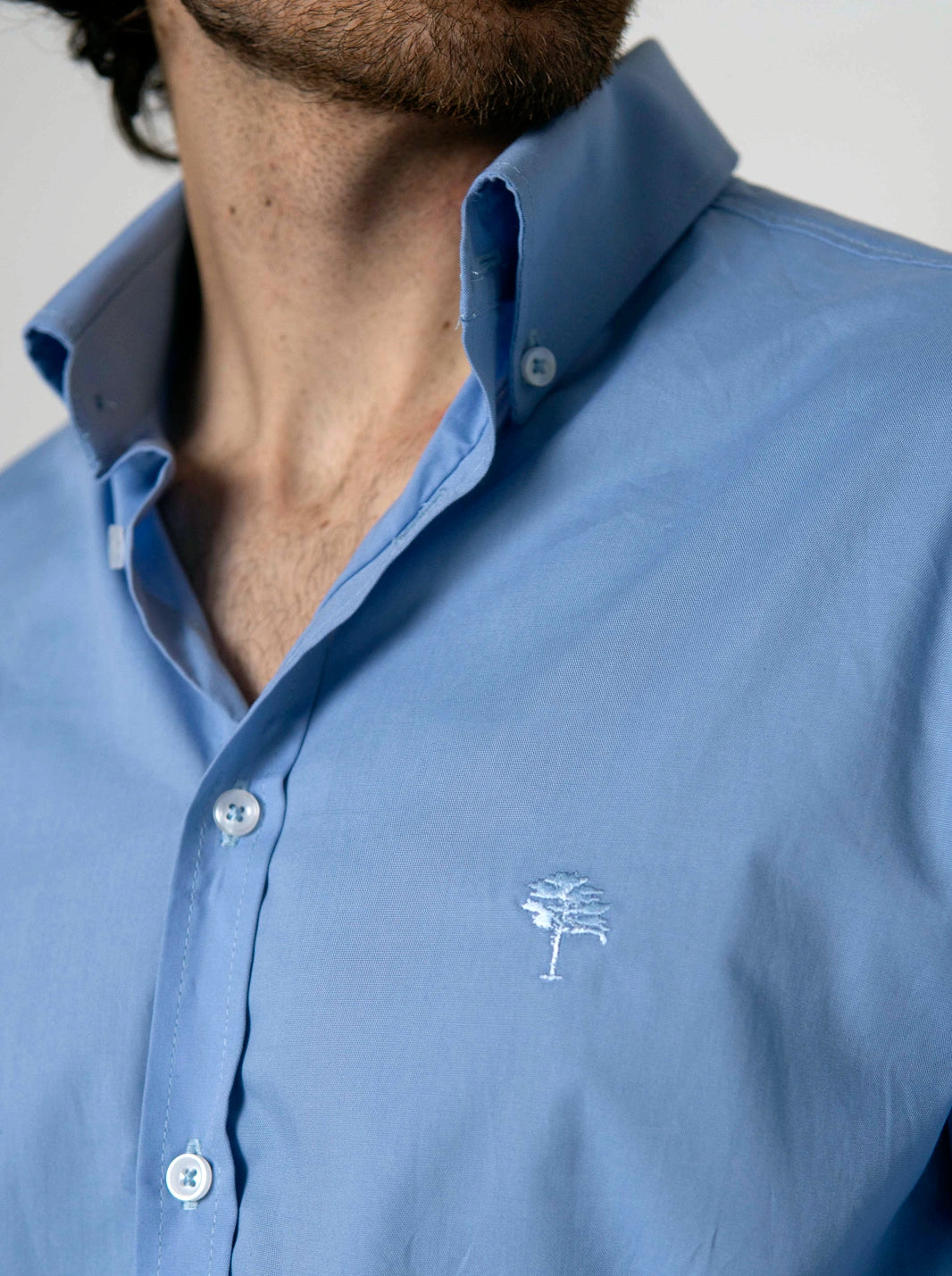 CAMISA PORTOFINO BORDADA | 100% ALGODÓN - CEDRO