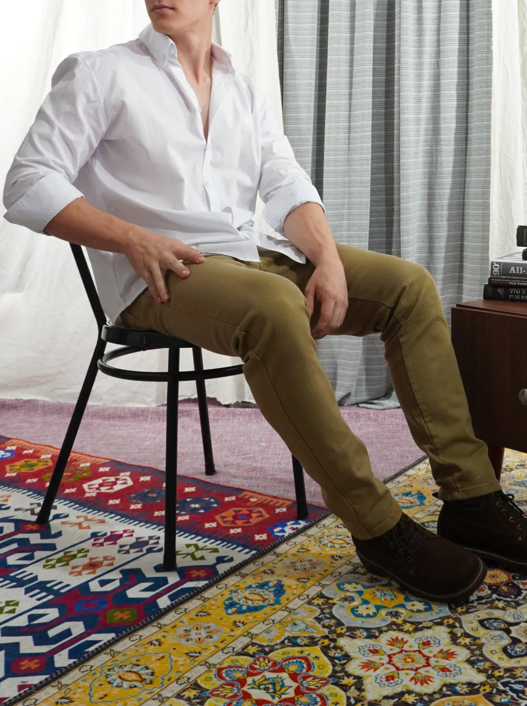 CAMISA PORTOFINO BORDADA | 100% ALGODÓN - CEDRO