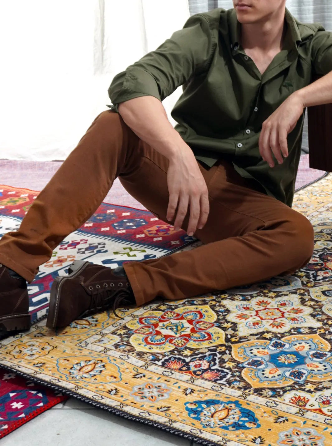 CAMISA PORTOFINO BORDADA | 100% ALGODÓN - CEDRO