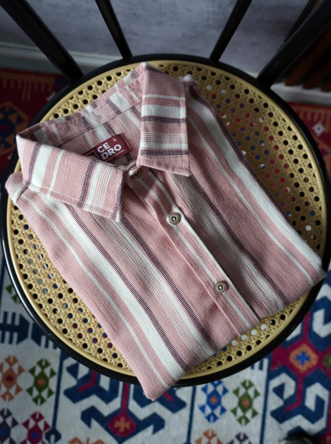 CAMISA NATURA TEJIDA - CEDRO