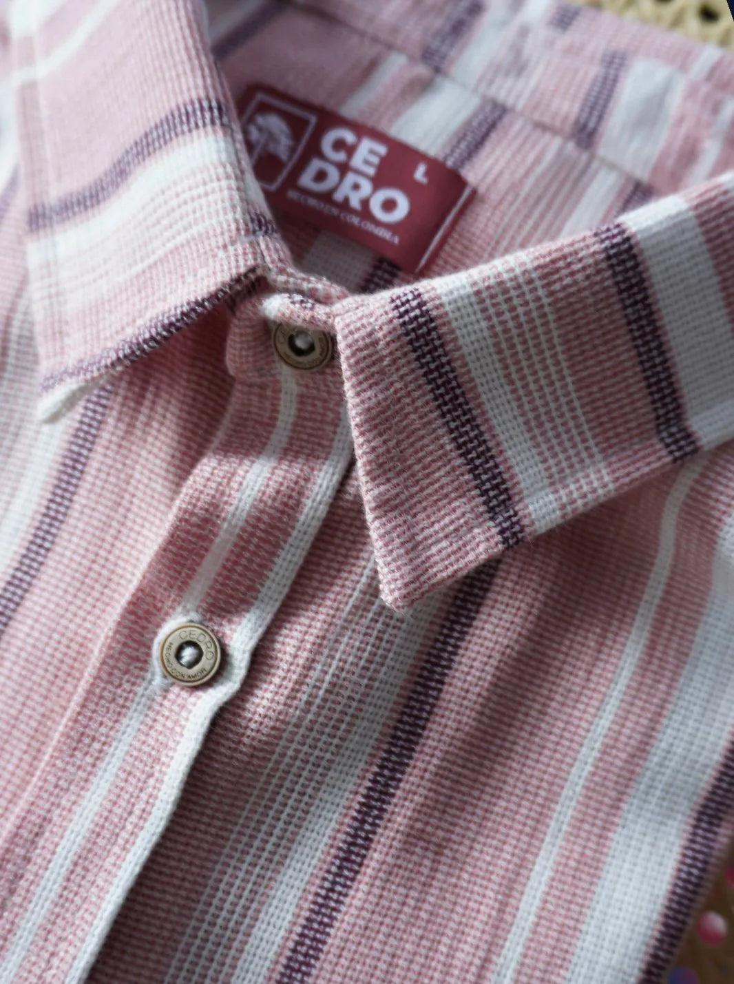 CAMISA NATURA TEJIDA - CEDRO