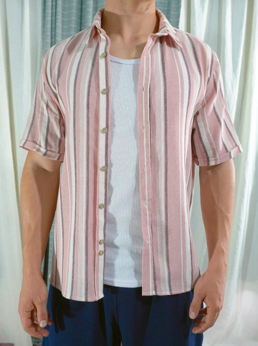 CAMISA NATURA TEJIDA - CEDRO