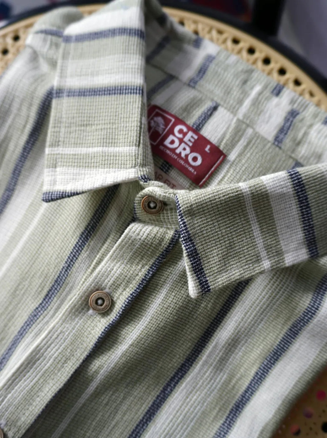 CAMISA NATURA TEJIDA - CEDRO