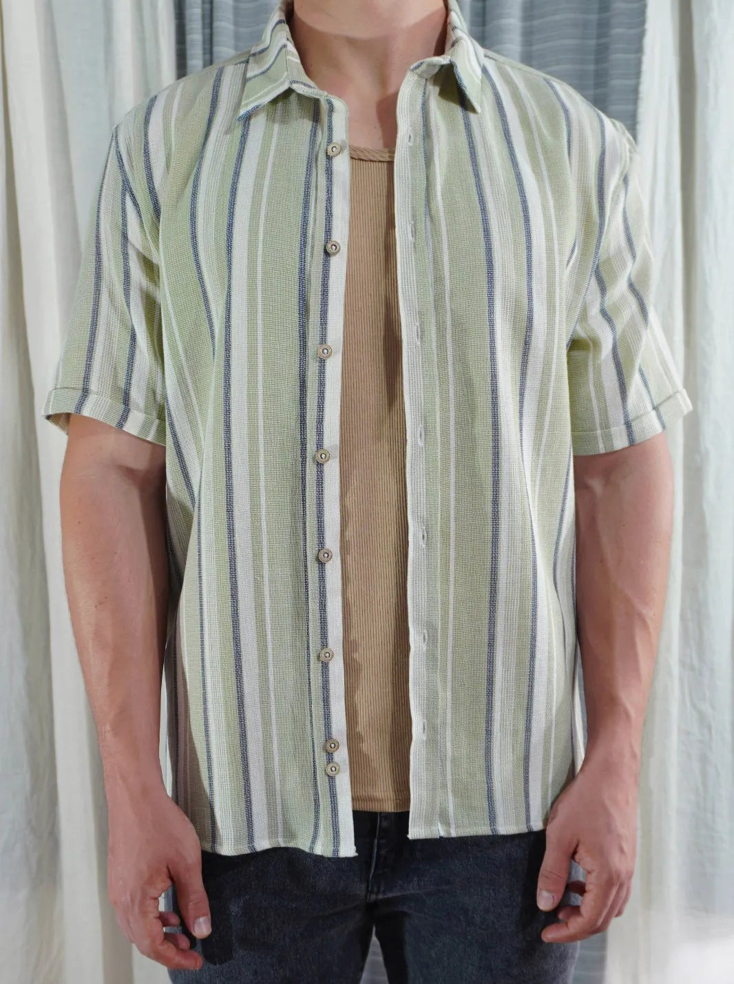 CAMISA NATURA TEJIDA - CEDRO