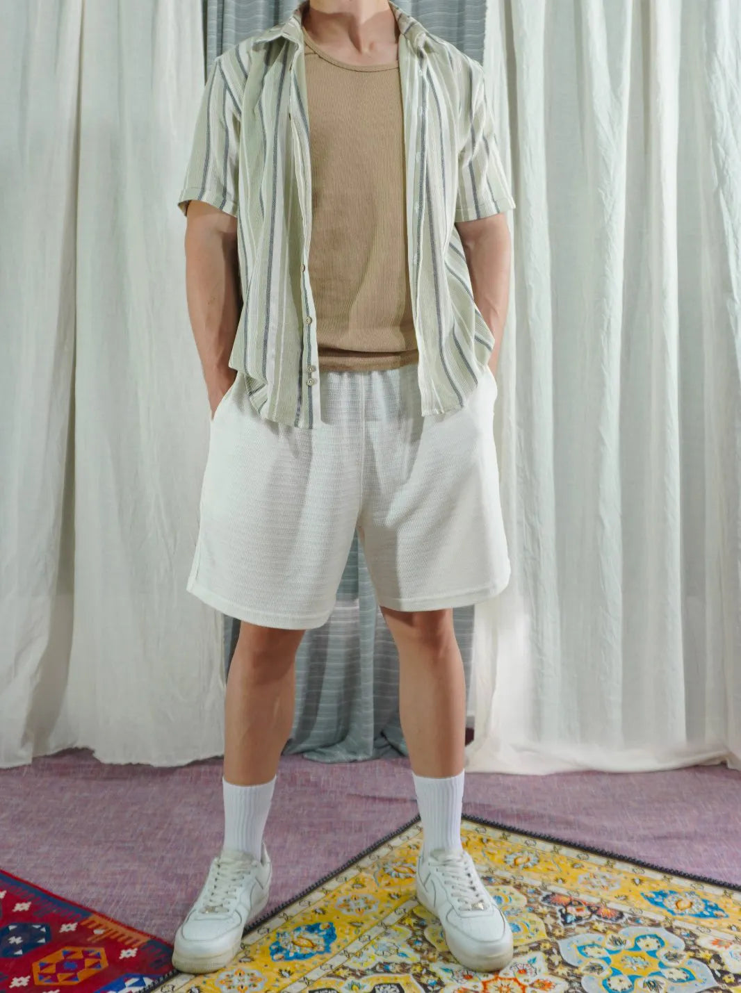 CAMISA NATURA TEJIDA - CEDRO