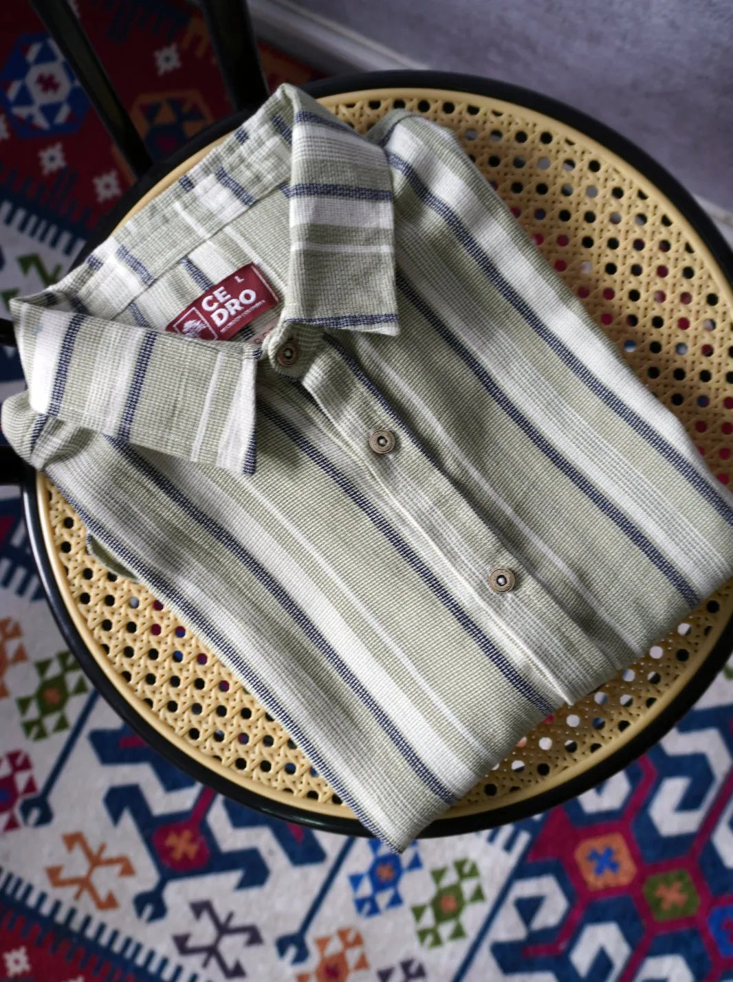 CAMISA NATURA TEJIDA - CEDRO