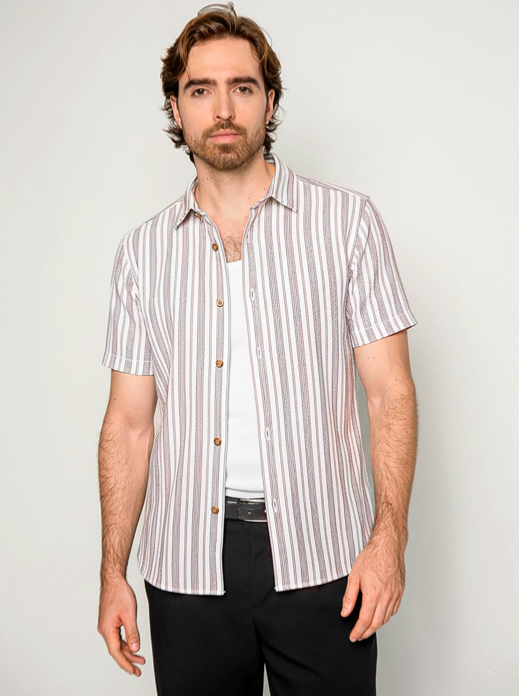 CAMISA NATURA TEJIDA - CEDRO