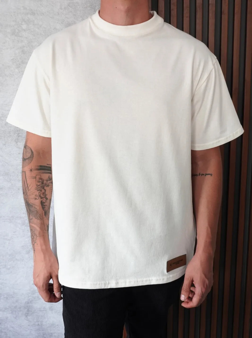 CAMISETA OVERSIZE 100% ALGODÓN DE ALTO GRAMAJE - CEDRO