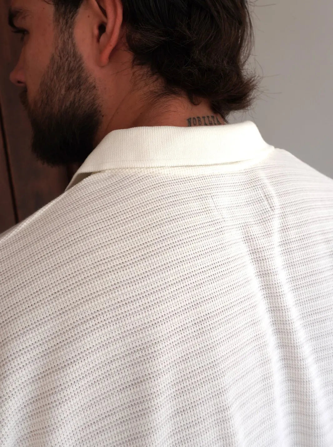 CAMISETA POLO TEJIDA - CEDRO