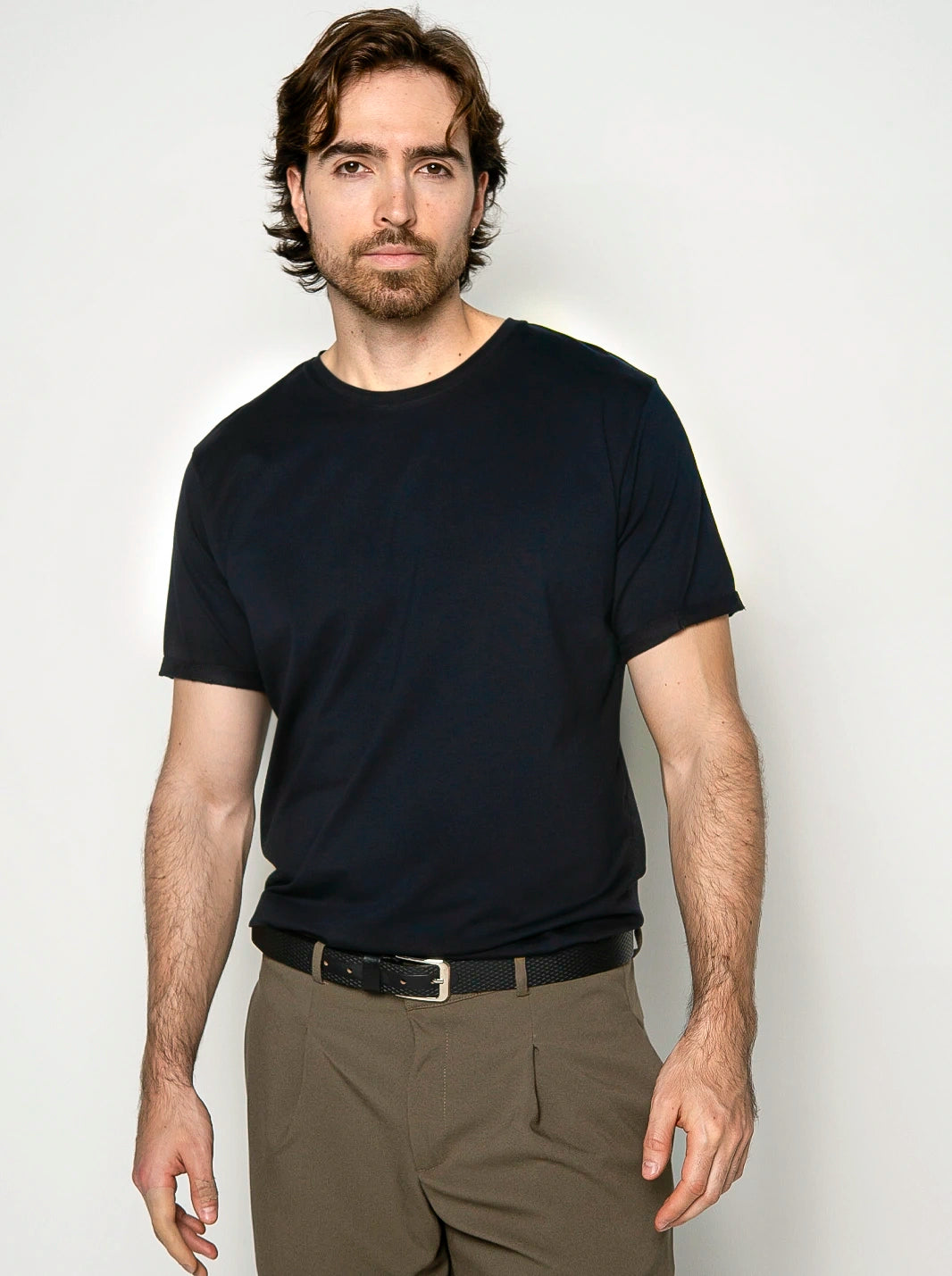 CAMISETA BÁSICA PREMIUM | TACTO FRÍO - CEDRO