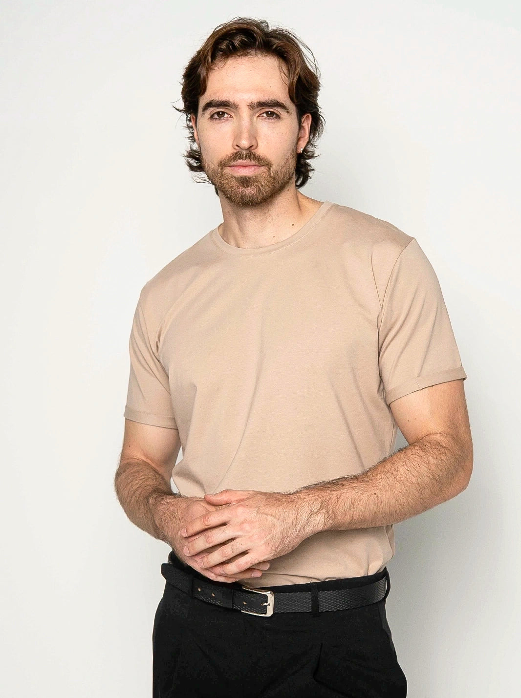 CAMISETA BÁSICA PREMIUM | TACTO FRÍO - CEDRO