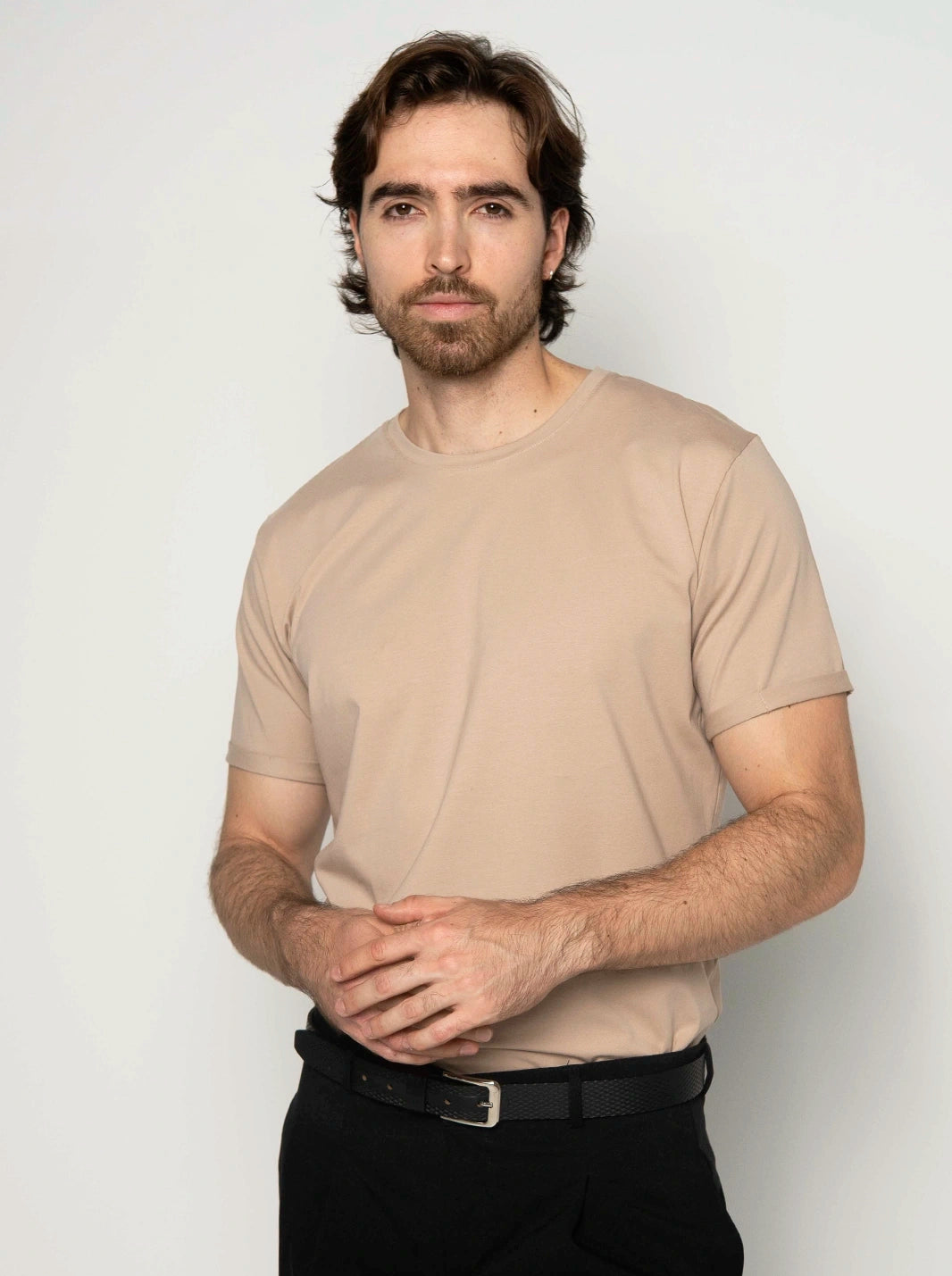 CAMISETA BÁSICA PREMIUM | TACTO FRÍO - CEDRO