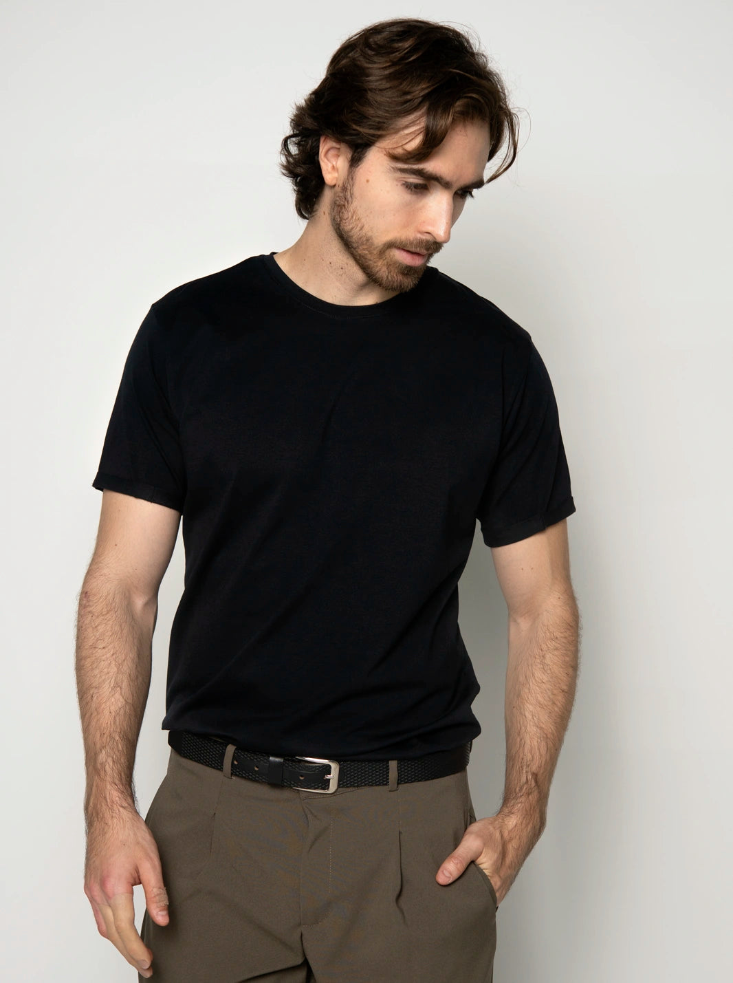CAMISETA BÁSICA PREMIUM | TACTO FRÍO - CEDRO