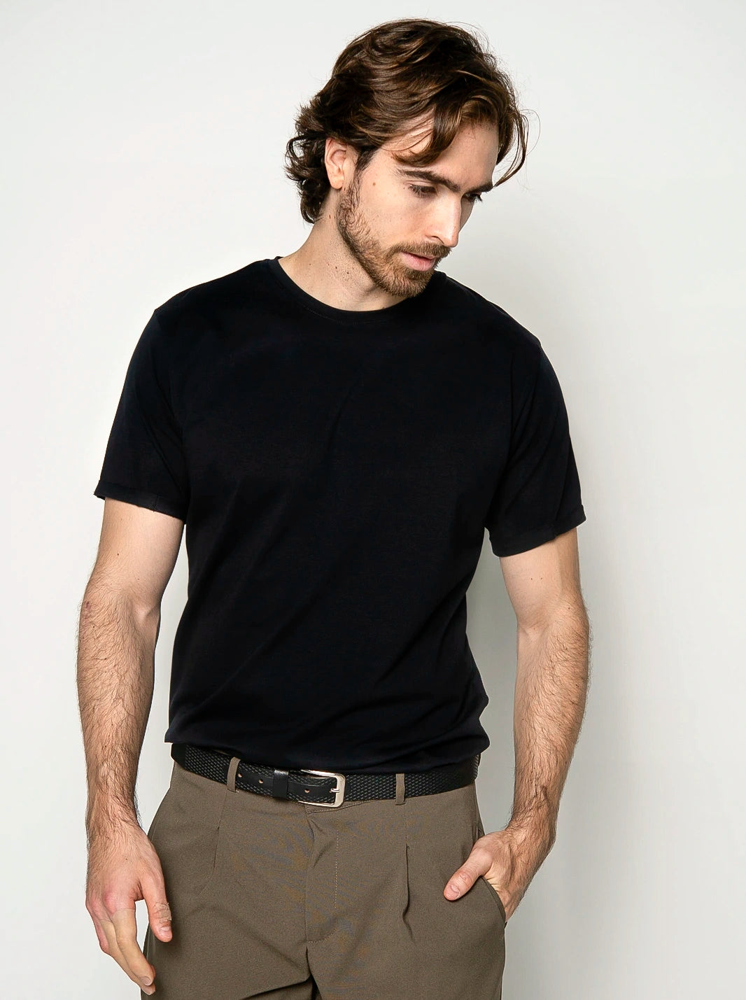 CAMISETA BÁSICA PREMIUM | TACTO FRÍO - CEDRO