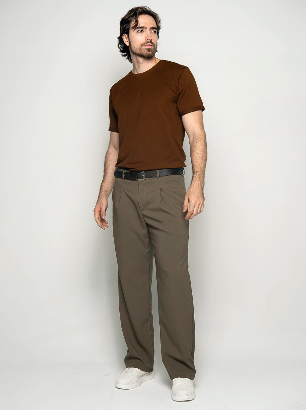 CAMISETA BÁSICA PREMIUM | TACTO FRÍO - CEDRO