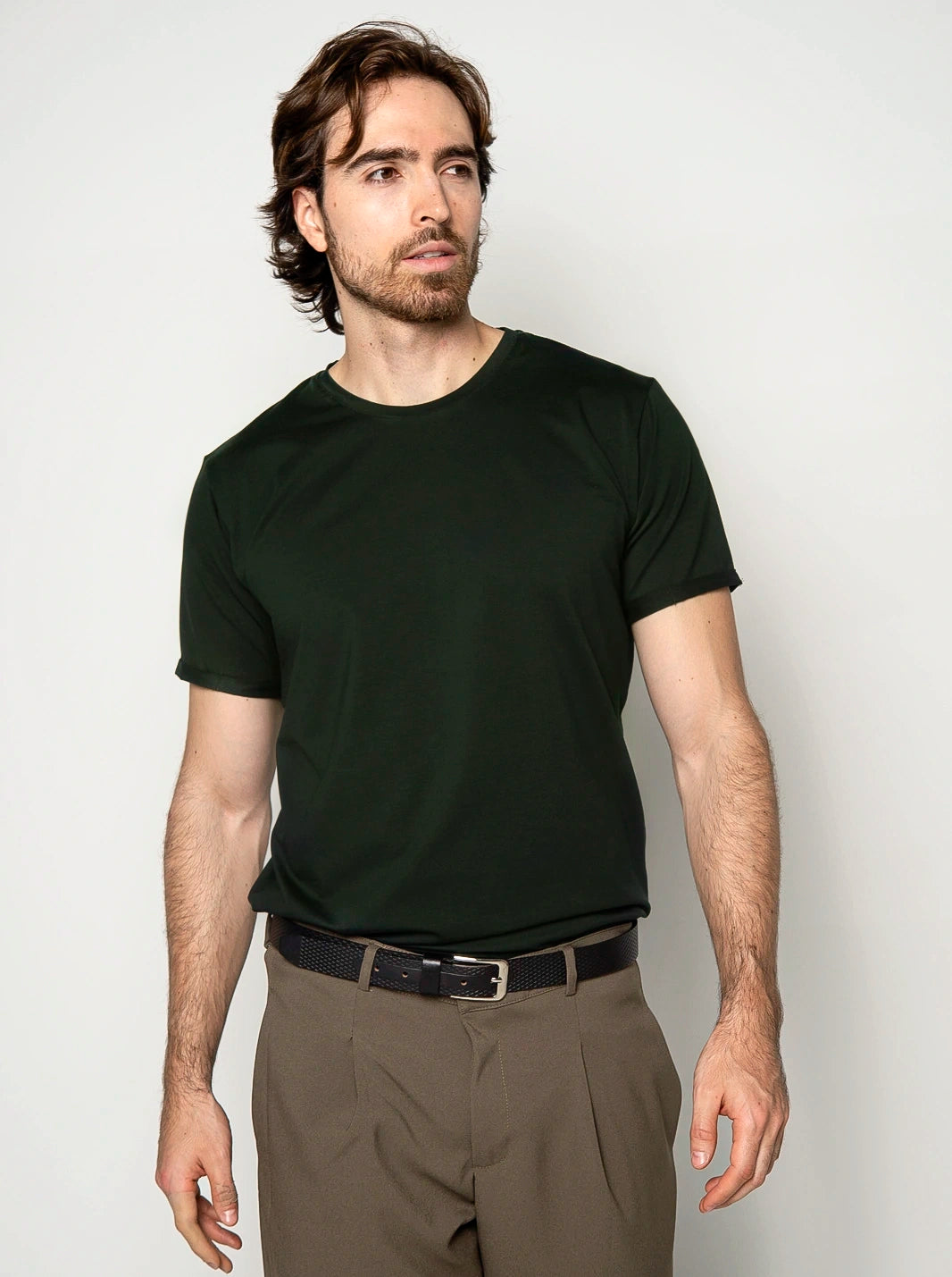 CAMISETA BÁSICA PREMIUM | TACTO FRÍO - CEDRO