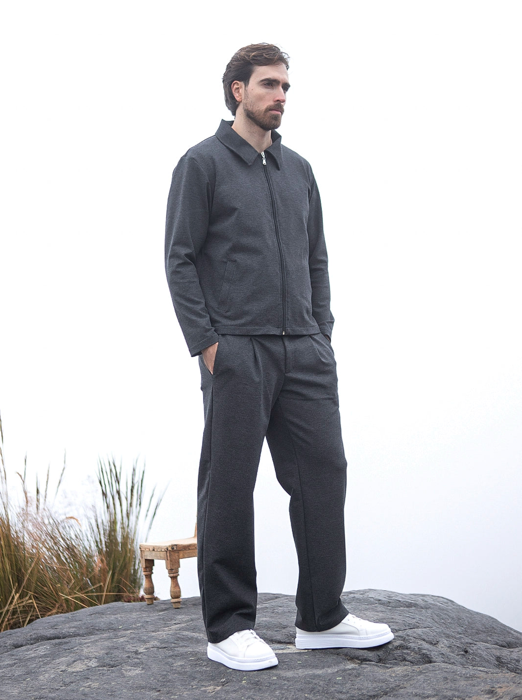 CHAQUETA PREMIUM FULL-ZIP | FIBRA INTELIGENTE