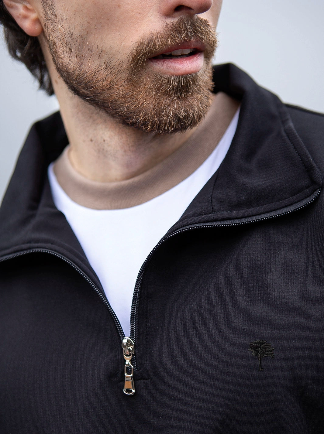 SUÉTER PREMIUM | FIBRA INTELIGENTE | HALF-ZIP - CEDRO