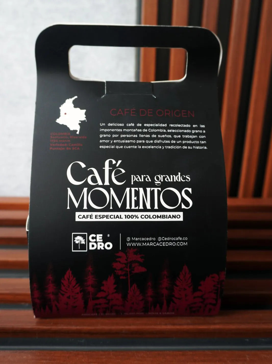 CEDRO CAFÉ 250 gr | CAFÉ ESPECIAL 100% COLOMBIANO - CEDRO