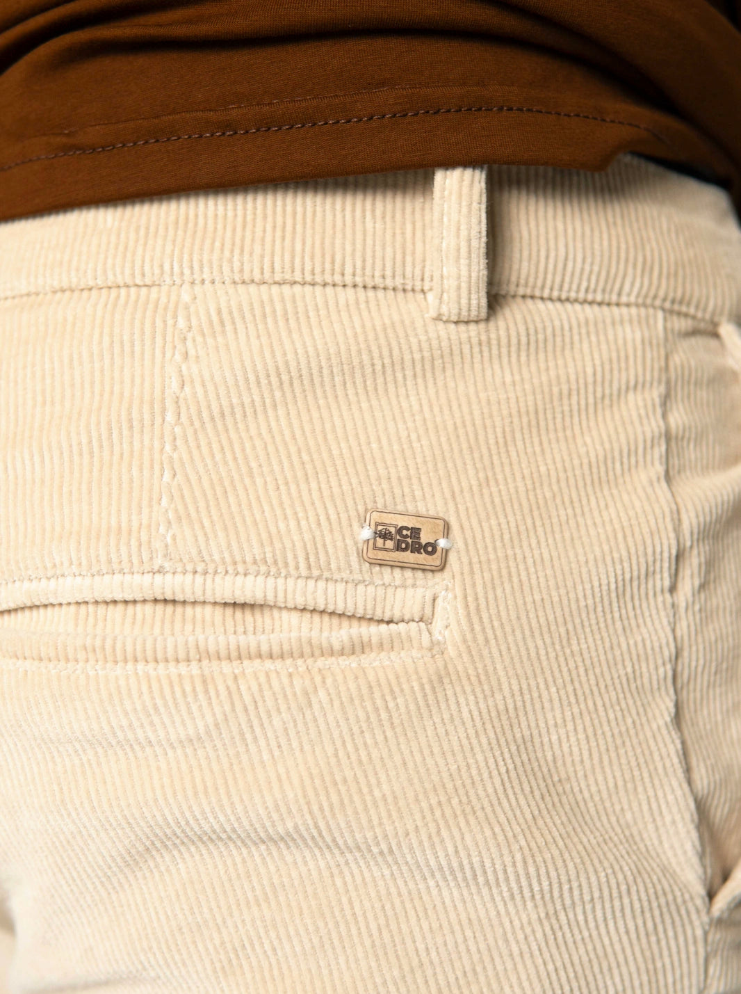 PANTALÓN CURDOROY SLIM FIT PRETINA NORMAL | HOMBRE - CEDRO