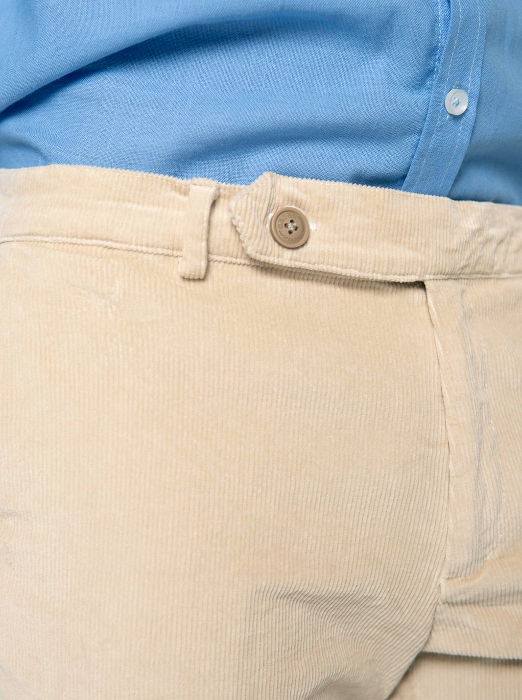 PANTALÓN DE PANA CON PRETINA CRUZADA | HOMBRE