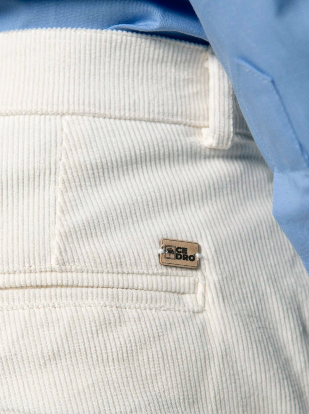 PANTALÓN CURDOROY SLIM FIT PRETINA NORMAL | HOMBRE - CEDRO