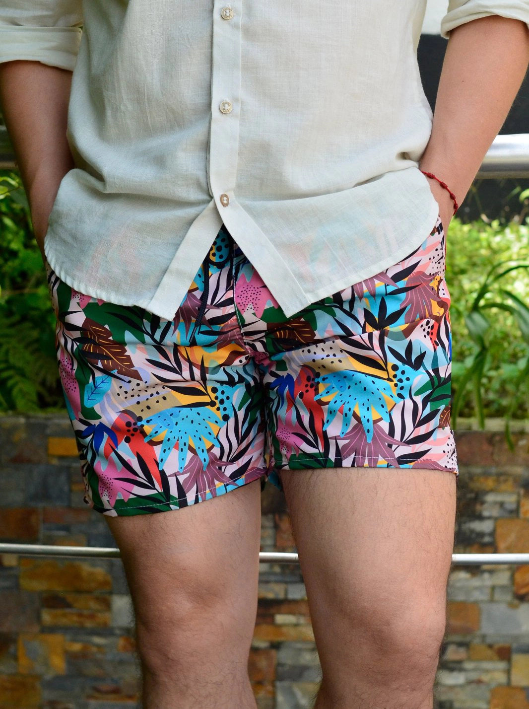 PANTALONETA DE BAÑO | ESTAMPADO EXCLUSIVO CEDRO - CEDRO