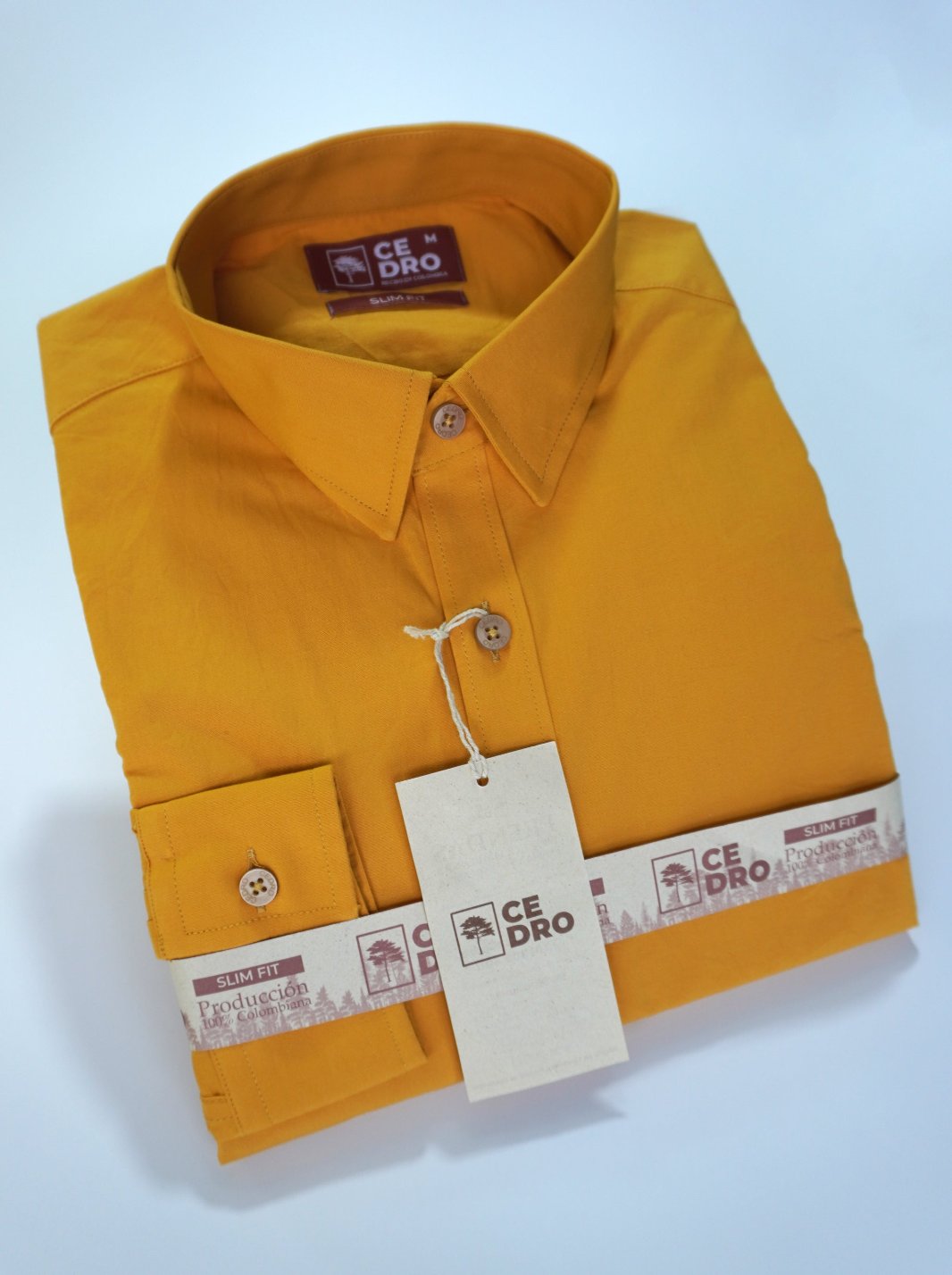 CAMISA ALGODÓN STRETCH | SLIM FIT - CEDRO