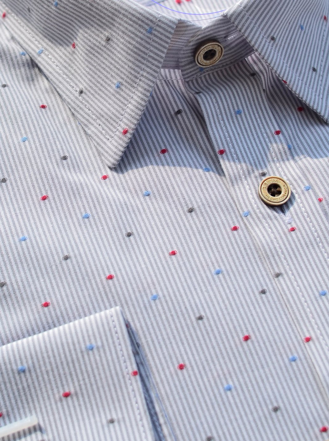 CAMISA SLIM FIT | TEXTURAS & MINIPRINT - CEDRO