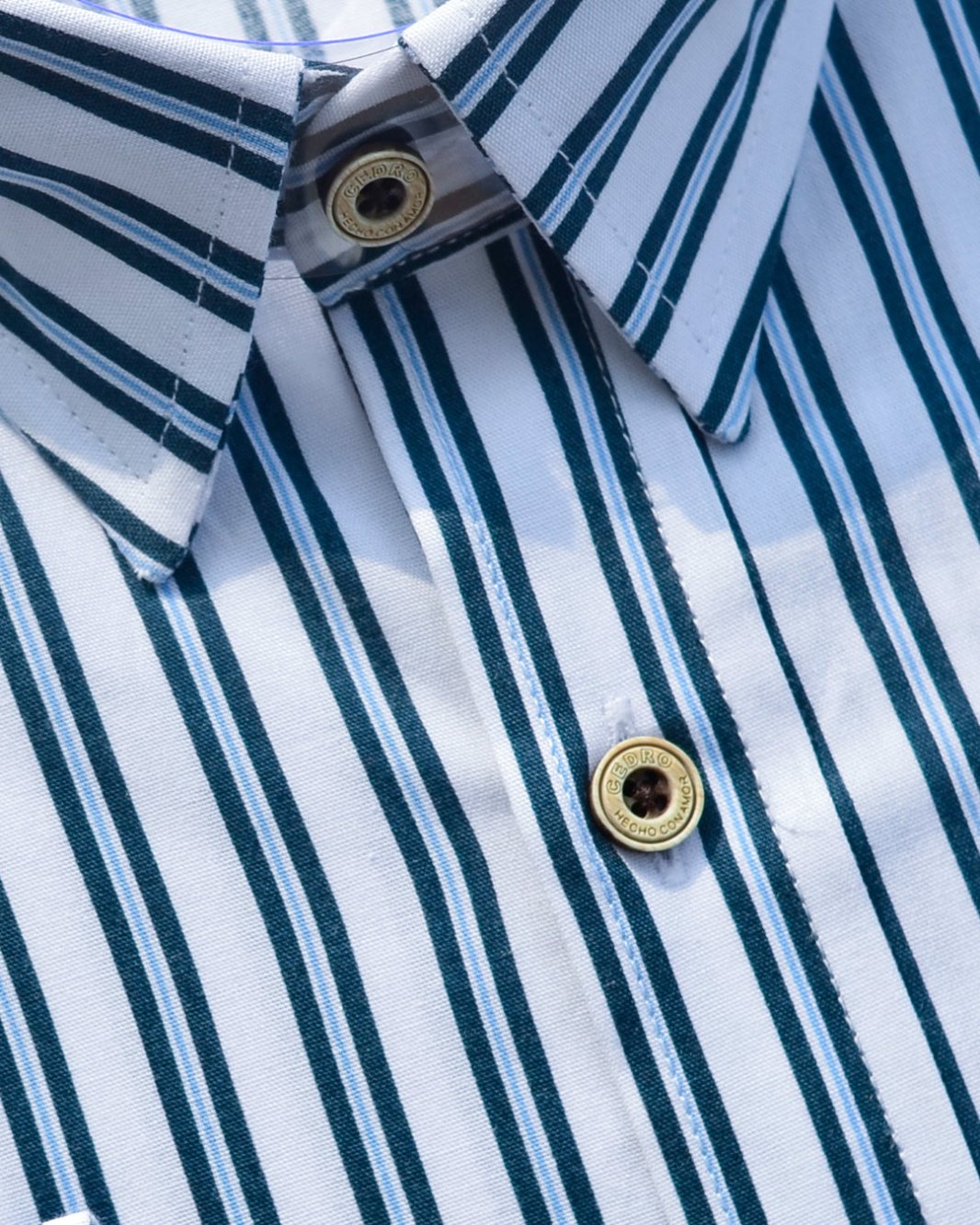 CAMISA SLIM FIT | TEXTURAS & MINIPRINT - CEDRO