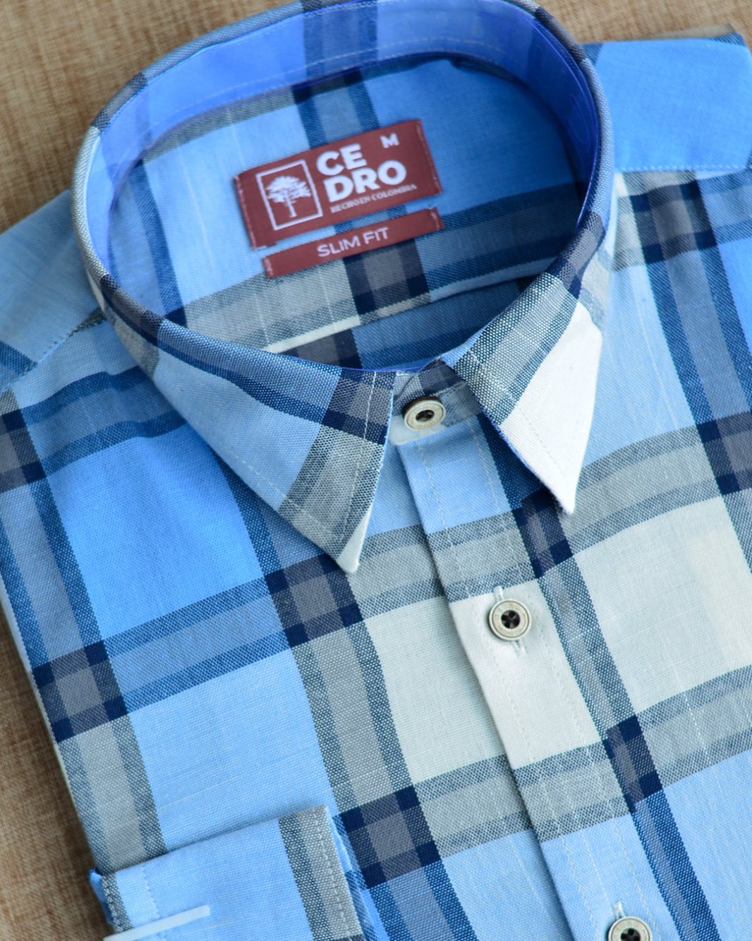 CAMISA SLIM FIT | CUADROS - CEDRO
