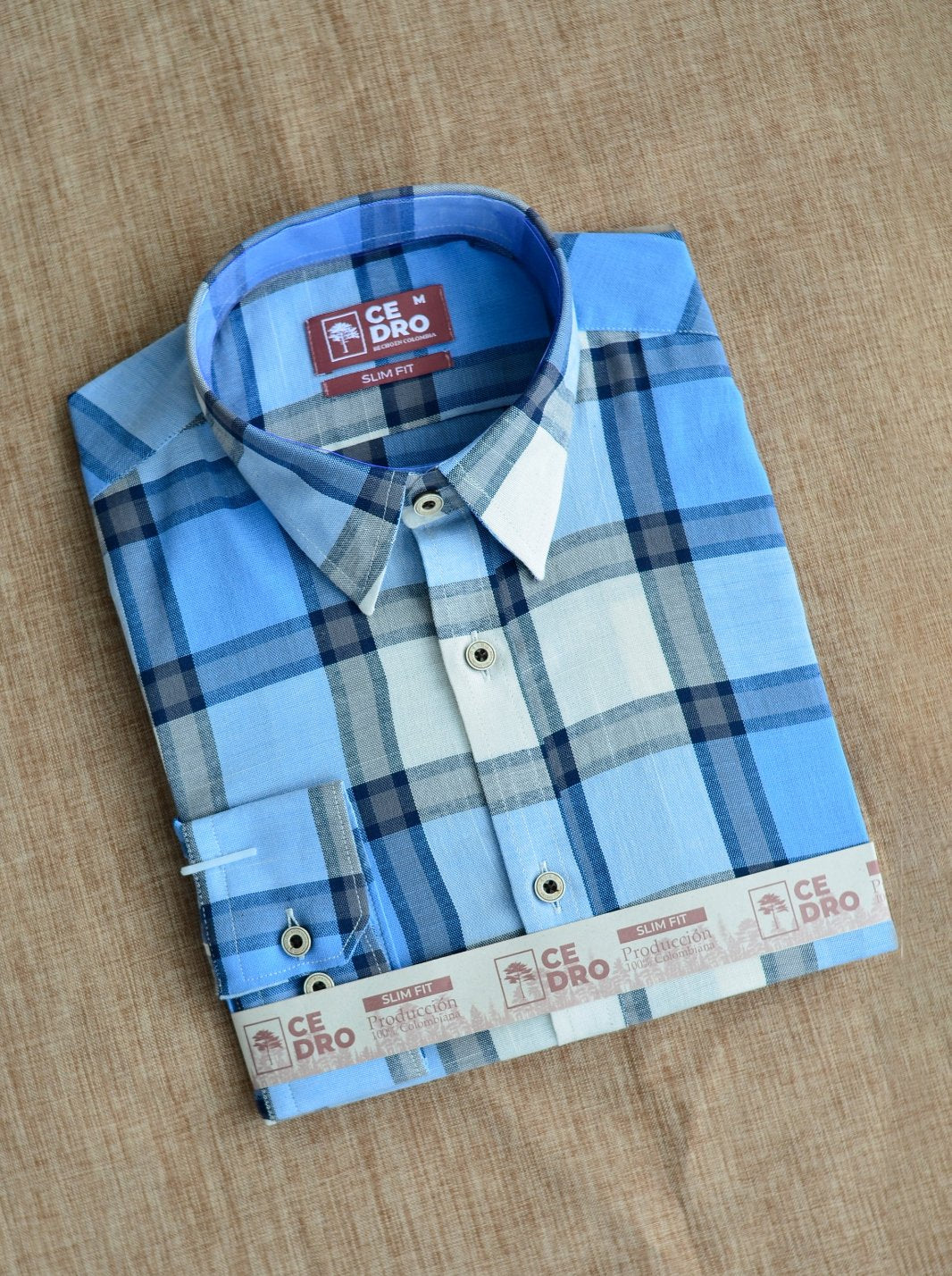 CAMISA SLIM FIT | CUADROS - CEDRO