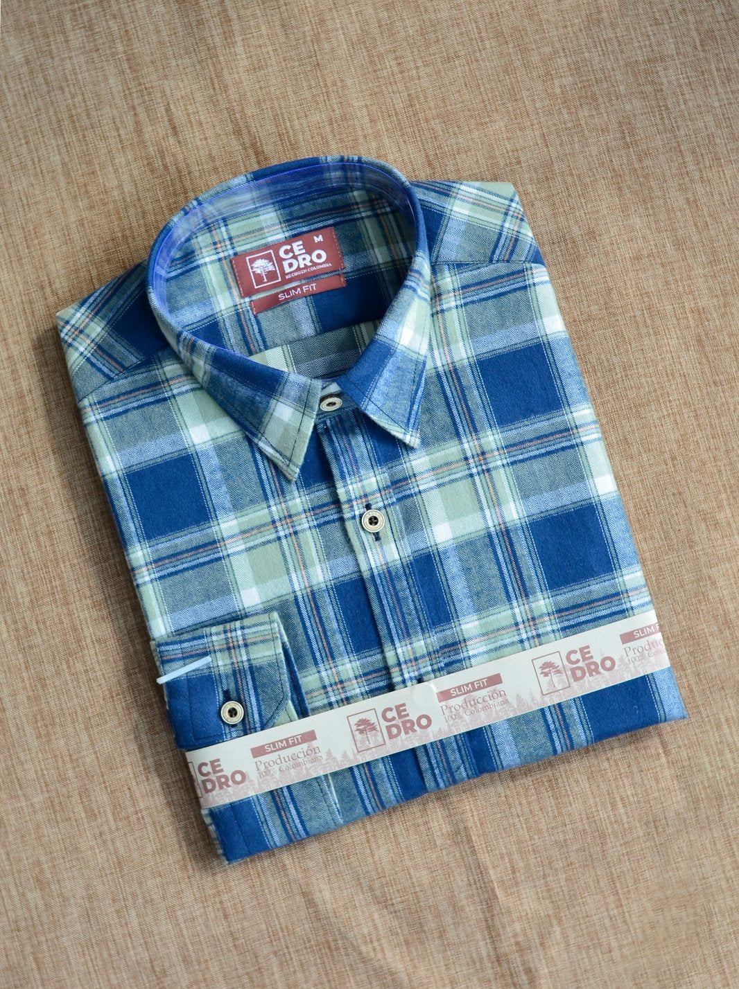 CAMISA SLIM FIT | CUADROS - CEDRO