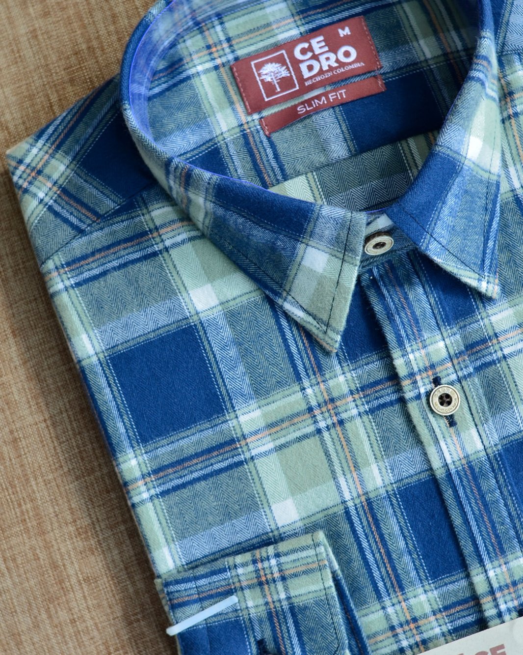 CAMISA SLIM FIT | CUADROS - CEDRO