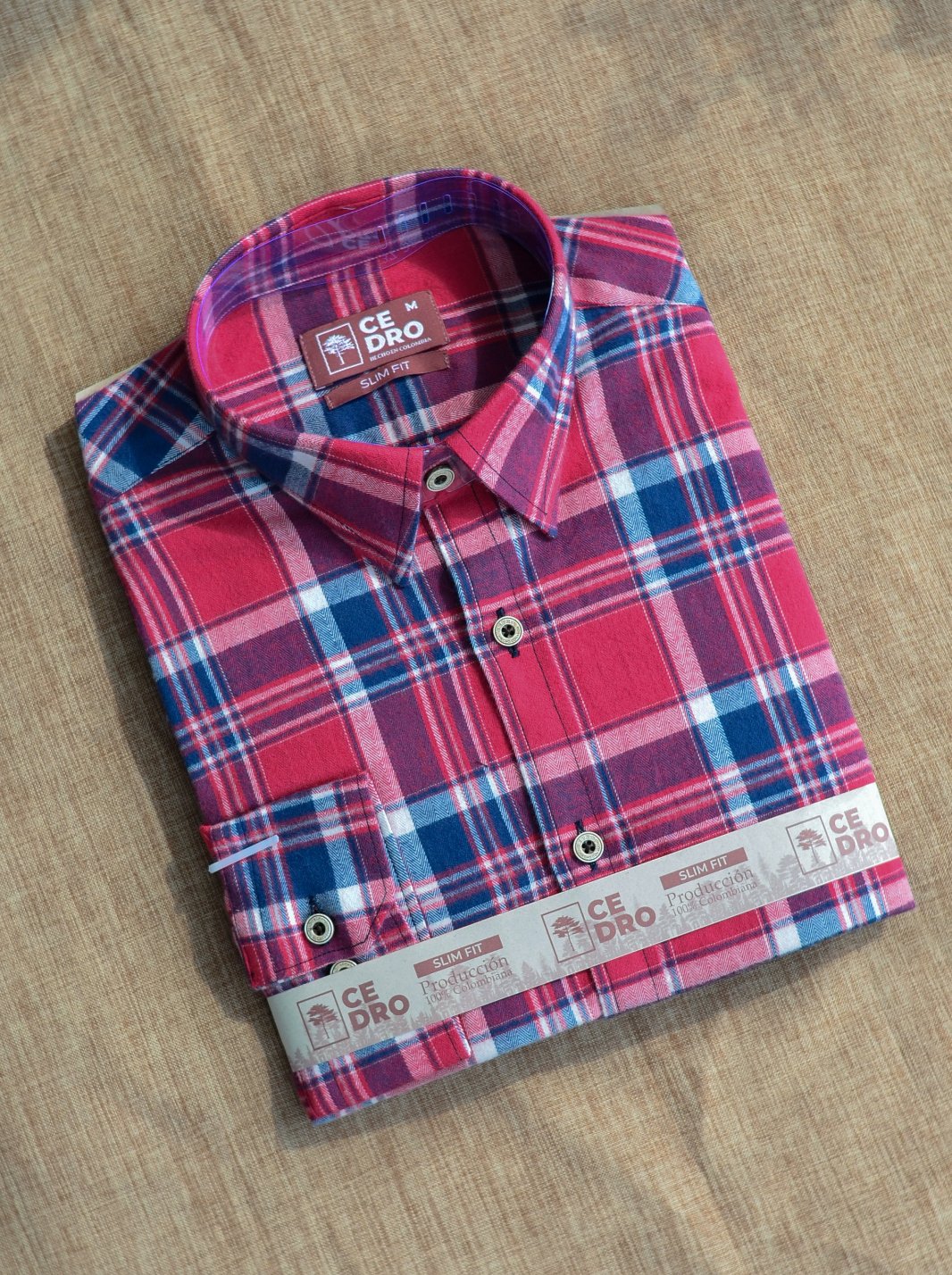 CAMISA SLIM FIT | CUADROS - CEDRO