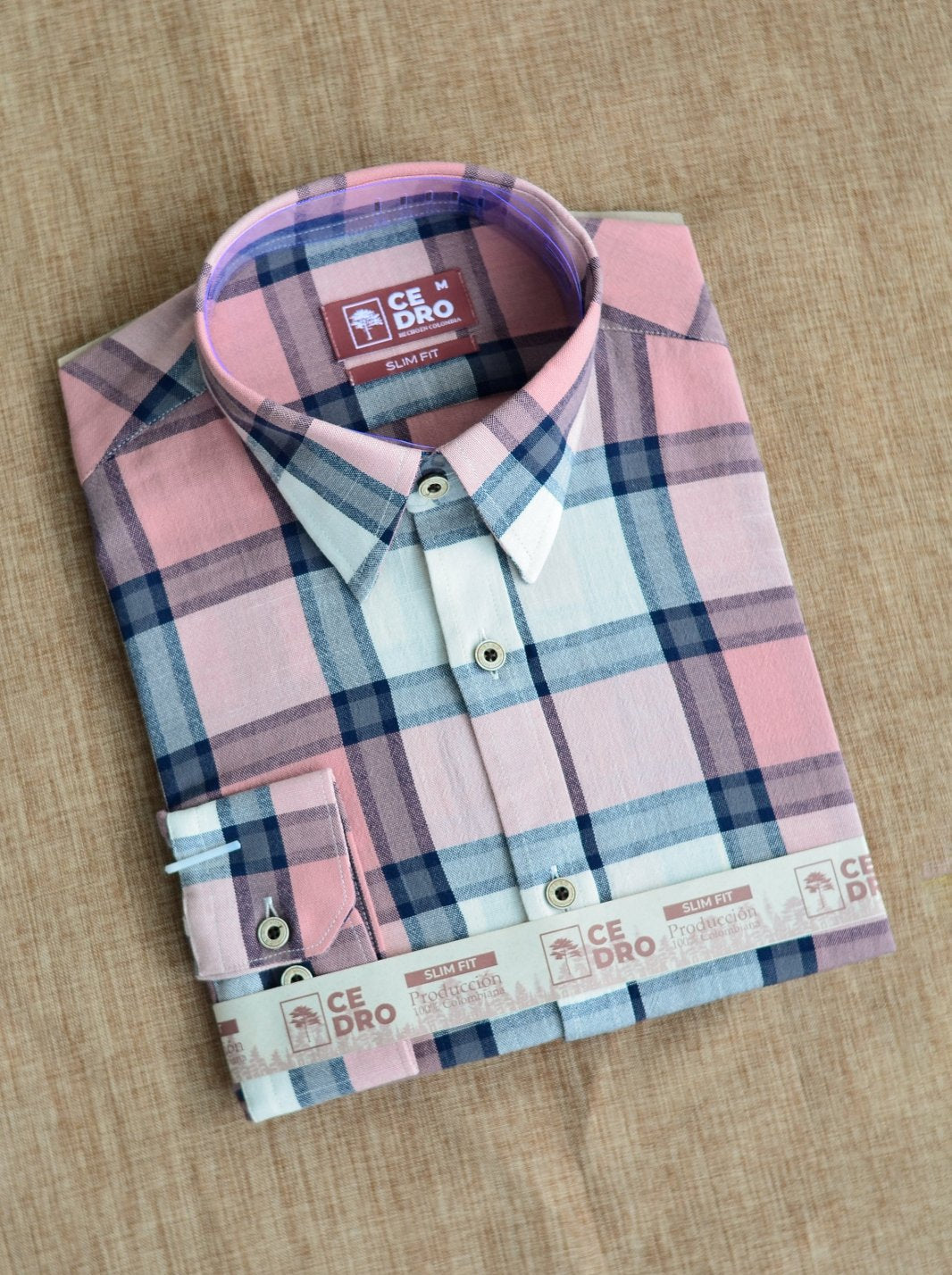 CAMISA SLIM FIT | CUADROS - CEDRO