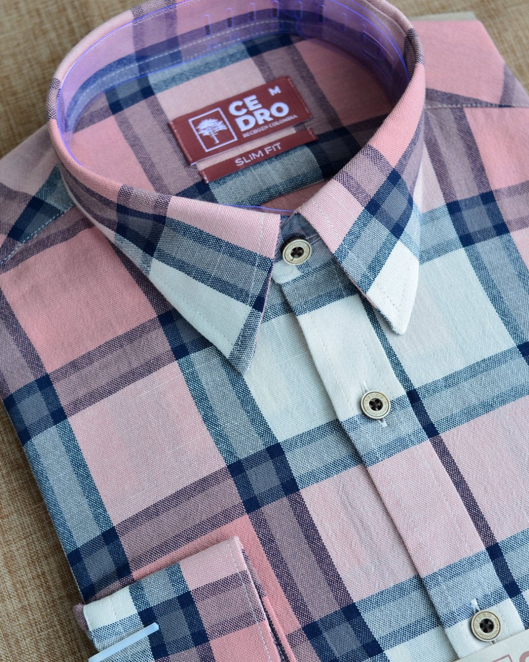 CAMISA SLIM FIT | CUADROS - CEDRO