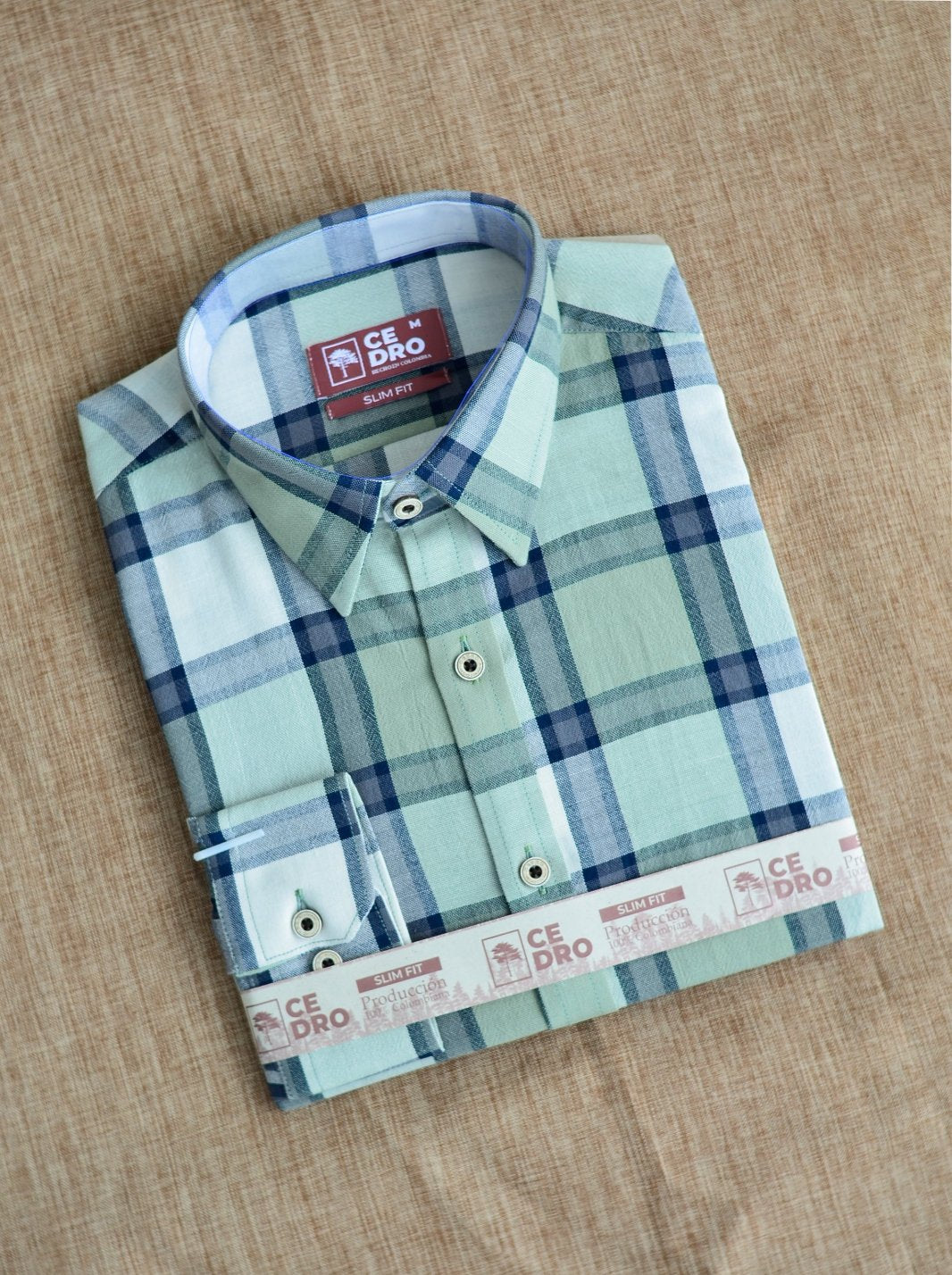 CAMISA SLIM FIT | CUADROS - CEDRO