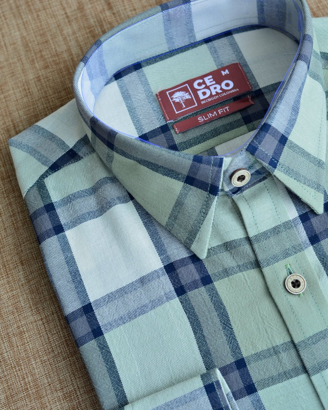 CAMISA SLIM FIT | CUADROS - CEDRO